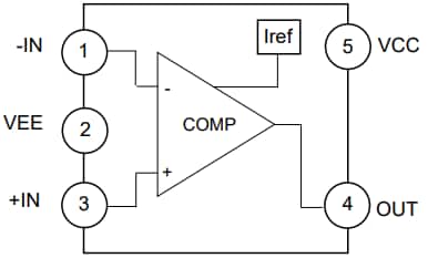 框图 - ROHM Semiconductor LM8391G-LB接地传感比较器